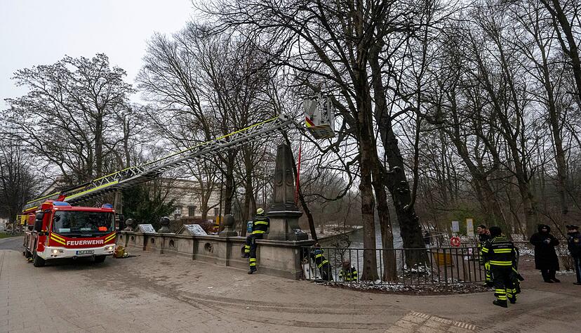 Ein Kran war im Einsatz.