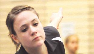 Paloma Ballmann war in Bad Rappenau eine von vier Frauen aus der Region.