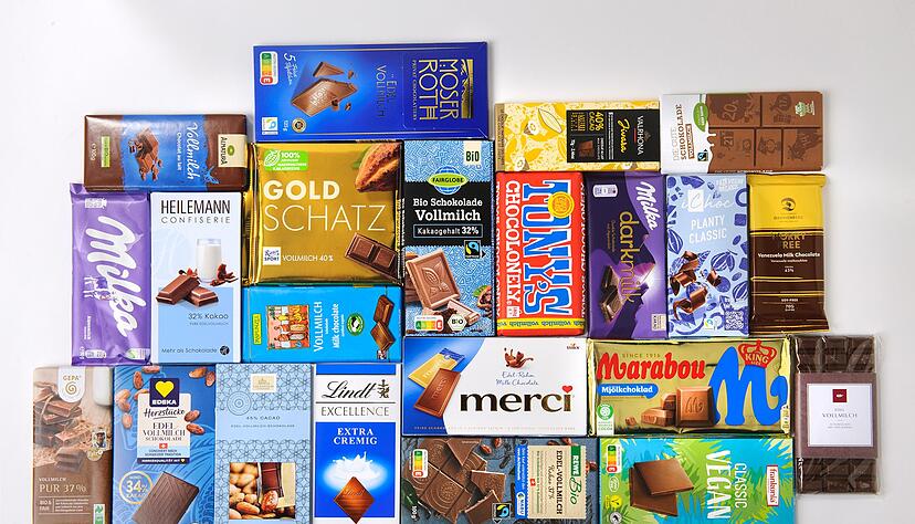 Stiftung Warentest hat 22 Tafeln Milchschokolade untersucht, darunter zwei vegane Produkte. Mehr als die Hälfte bekam die Note «gut».