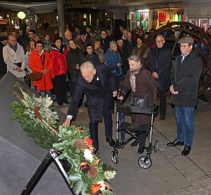 85. Jahrestag der Reichspogromnacht: Gedenkveranstaltung in Heilbronn