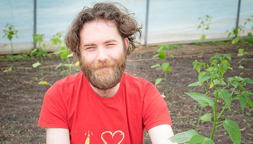 Züchter-Experte Alexander Hicks liebt Chili seit seiner Kindheit.
Foto: privat