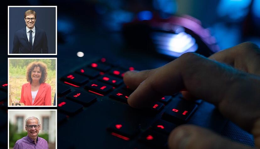 Kriminelle locken mit gefälschten Promi-Profilen – betroffen sind unter anderem Sindelfingens OB Markus Kleemann, Zaberfelds Bürgermeisterin Diana Danner und TV-Moderator Günther Jauch. (kleine Bilder von oben)