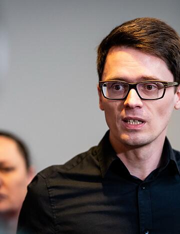 Der Th&uuml;ringer Linksfraktionschef Christian Schaft spricht von einer &laquo;Zufallsmehrheit&raquo;. (Archivbild)