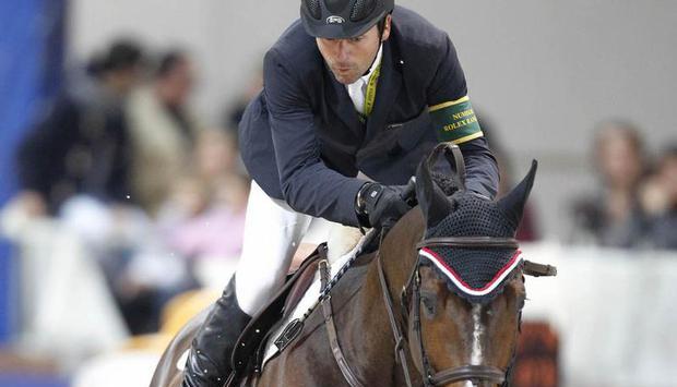 Das Pferd Hickstead von Reiter Eric Lamaze ist durch einen Aortaabriss gestorben. Foto: Stefano Grasso