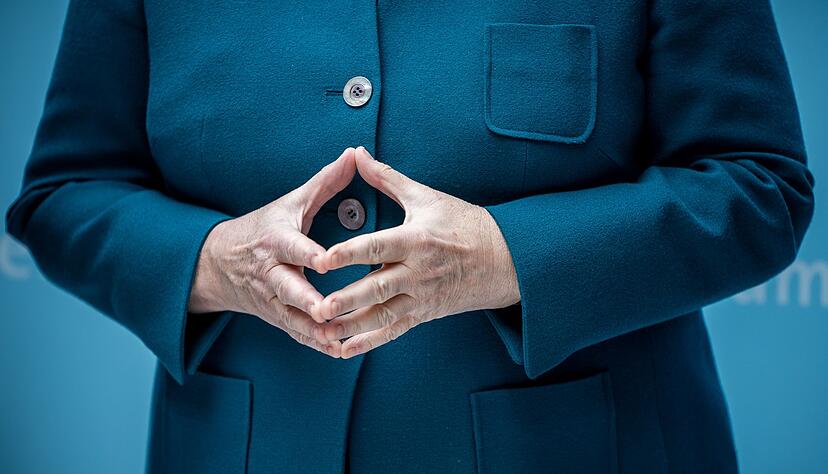 Die «Raute» war eine Art Markenzeichen der Kanzlerin Merkel. (Archivbild)