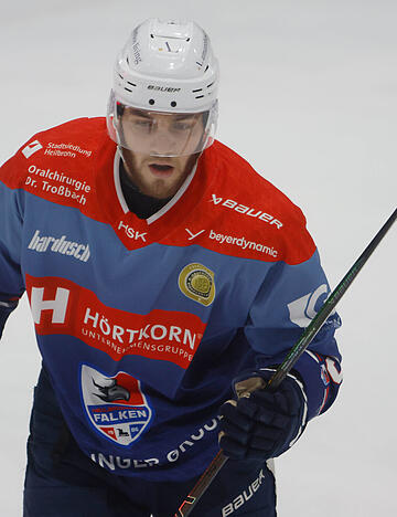 Jeroen Plauschin kehrte als Letzter der kranken Spieler ins Training der Heilbronner Falken zur&uuml;ck.