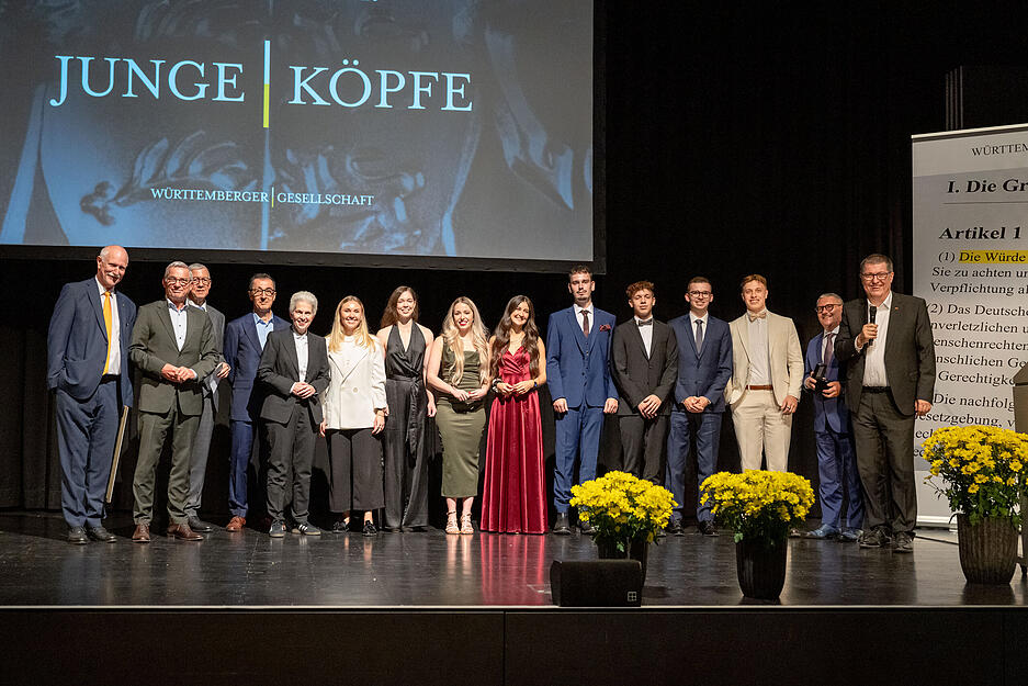 Zum ersten Mal wurde auch der „Württemberger Köpfe Jugendpreis“ vergeben.
