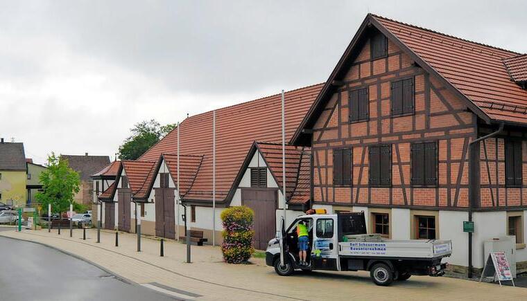 Wichtiges Projekt am westlichen Ortseingang von Ilsfeld: der geplante Umbau der Alten Kelter. Im Fr&uuml;hjahr 2019 soll die Markthalle er&ouml;ffnet werden.Foto: Archiv/Mugler