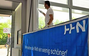 Noch dauert es ein paar Monate, bis die Bauarbeiten im Foyer abgeschlossen sind. Vor allem für den Brandschutz und die Barrierefreiheit sind umfangreiche Maßnahmen erforderlich.
Fotos: Christian Gleichauf Noch dauert es ein paar Monate, bis die Bauarbeiten im Foyer abgeschlossen sind. Vor allem für den Brandschutz und die Barrierefreiheit sind umfangreiche Maßnahmen erforderlich.
Fotos: Christian Gleichauf