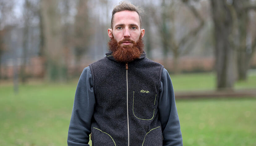 Christoph Mössinger (31) kandidiert bei der Bundestagswahl im Wahlkreis Heilbronn für die Linkspartei. Foto: Ralf Seidel Christoph Mössinger (31) kandidiert bei der Bundestagswahl im Wahlkreis Heilbronn für die Linkspartei. Foto: Ralf Seidel