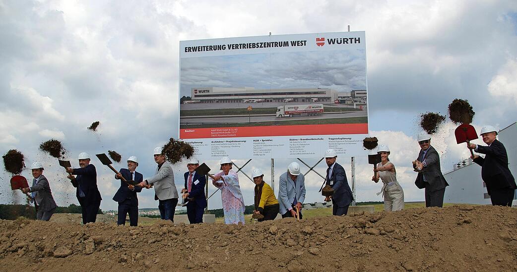 Spatenstich für 97-Millionen-Projekt: Würth braucht wieder mehr Platz ...