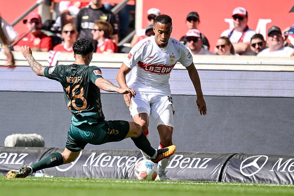 Jamie Leweling: Unscheinbar auf der linken Seite. Leweling war an diesem Tag kein F&uuml;hrich-Ersatz. Note: 4