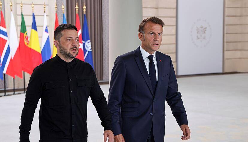 Macron treibt die Pläne für Sicherheitsgarantien für die Ukraine voran.
