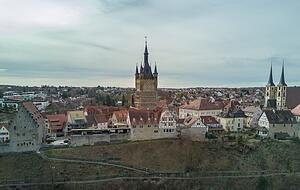 Einen schönen und weiten Blick auf Bad Wimpfen. Foto: Archiv/Maier