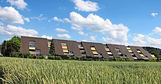 Nicht die einzige interessante Architektur in Flein: die H&uuml;gelh&auml;user. "Wohnen im Gr&uuml;nen" hat die Hobbyfotografin Elektra Domesle dazu geschreiben.
Foto: privat