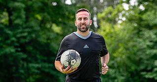 Fabio Gentile bleibt - nomen est omen - auch auf dem Fußballplatz höflich. Foto: Christiana Kunz