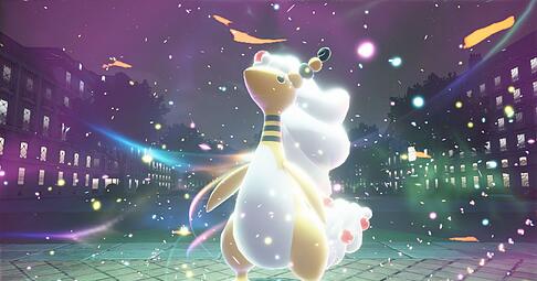 In Illumina City strahlen natürlich auch die Pokémons. In Illumina City strahlen natürlich auch die Pokémons.