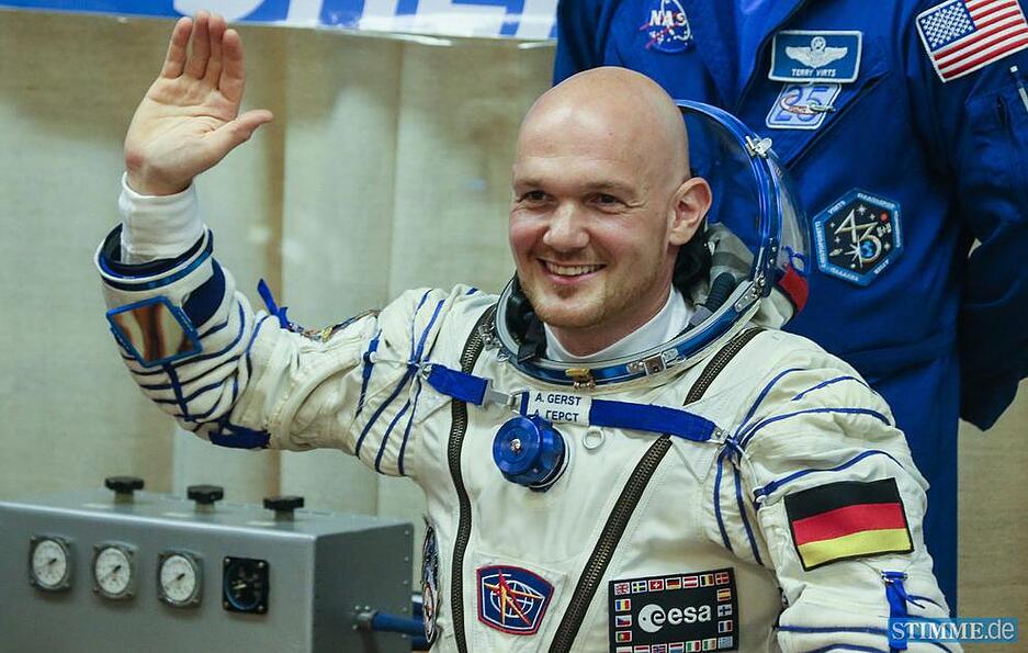 Alexander Gerst hebt ab