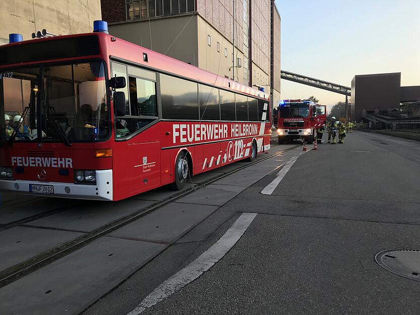 Brand auf EnBW-Gelände in Heilbronn