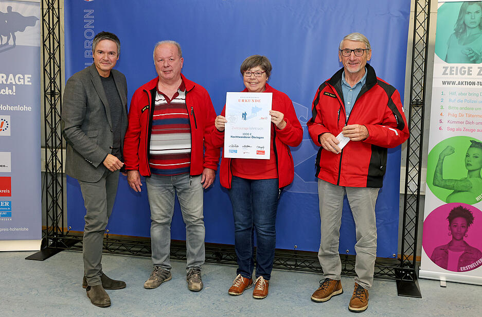 In Künzelsau wird der Zivilcouragepreis verliehen In Künzelsau wird der Zivilcouragepreis verliehen