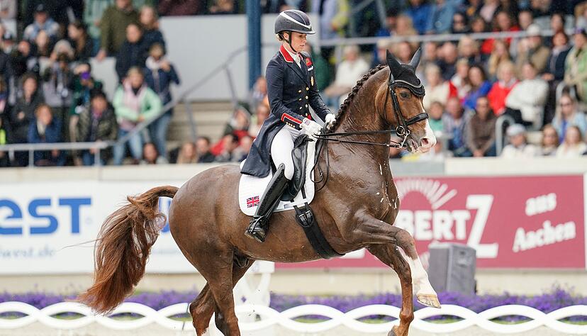 Charlotte Dujardin darf nach der Sperre wegen eines Peitschen-Videos in wenigen Tagen wieder reiten.