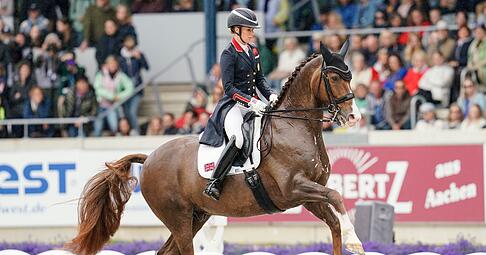 Charlotte Dujardin darf nach der Sperre wegen eines Peitschen-Videos in wenigen Tagen wieder reiten.