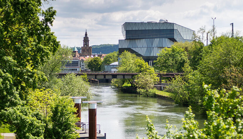 Heilbronn, hier am Neckar, ist eine grüne Stadt. Für den Titel Green Capital hat es nicht gereicht.