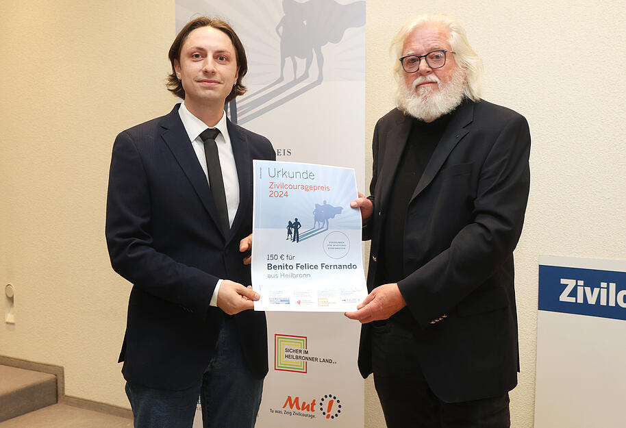 Für ihr couragiertes Handeln wurden sie nun mit dem Zivilcouragepreis 2024 ausgezeichnet.