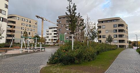 Im neuen Stadtquartier Hochgelegen im Heilbronner Norden sind bis Ende 2024 bereits 72 Sozialwohnungen bezogen worden.