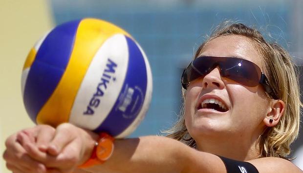 Laura Ludwig und ihre Partnerin Sara Goller kamen beim Turnier in Gstaad nur auf den 17 Platz.