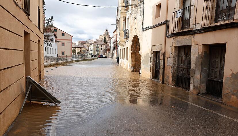 Durch starke Niederschläge gab es im Februar unter anderem in Spanien Überschwemmungen. (Archivbild) Durch starke Niederschläge gab es im Februar unter anderem in Spanien Überschwemmungen. (Archivbild)
