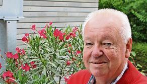 Beim Singen kann Karl K&uuml;hner hervorragend abschalten.Foto: Franziska Fein&auml;ugle