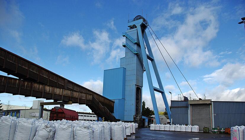 Seinen Strom erh&auml;lt der Schacht Franken der Grube Heilbronn bald zu einem Teil aus einem eigenen Holzkraftwerk der S&uuml;dwestdeutschen Salzwerke.