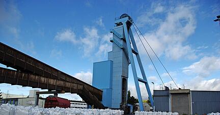Seinen Strom erh&auml;lt der Schacht Franken der Grube Heilbronn bald zu einem Teil aus einem eigenen Holzkraftwerk der S&uuml;dwestdeutschen Salzwerke.