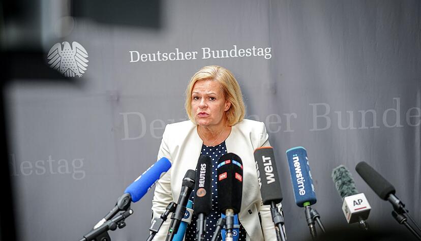 Bundesinnenministerin Nancy Faeser (SPD) m&ouml;chte die Abschiebung von Straft&auml;tern nach Afghanistan fortsetzen. (Archivbild)