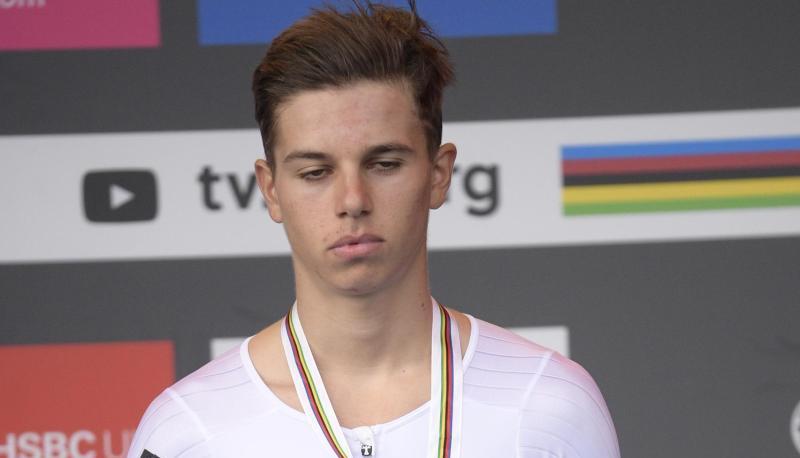 Marco Brenner holte 2019 die Bronzemedaille im Zeitfahren bei der WM&nbsp;in Harrogate.