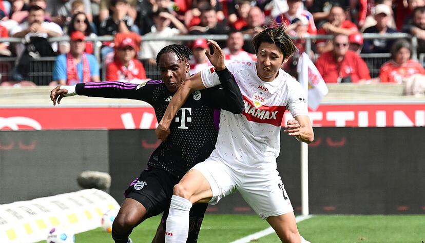 Der FC Bayern München verstärkt sich mit dem Stuttgarter Hiroki Ito (r). Der FC Bayern München verstärkt sich mit dem Stuttgarter Hiroki Ito (r).