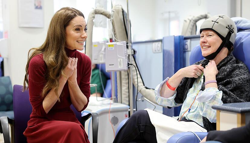 Kate hatte selbst eine Chemotherapie bekommen.