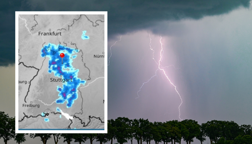 Über Baden-Württemberg schiebt sich eine Gewitterfront. Auch in Heilbronn könnte es der Prognose von "wetteronline.de" am Mittwochabend noch krachen.