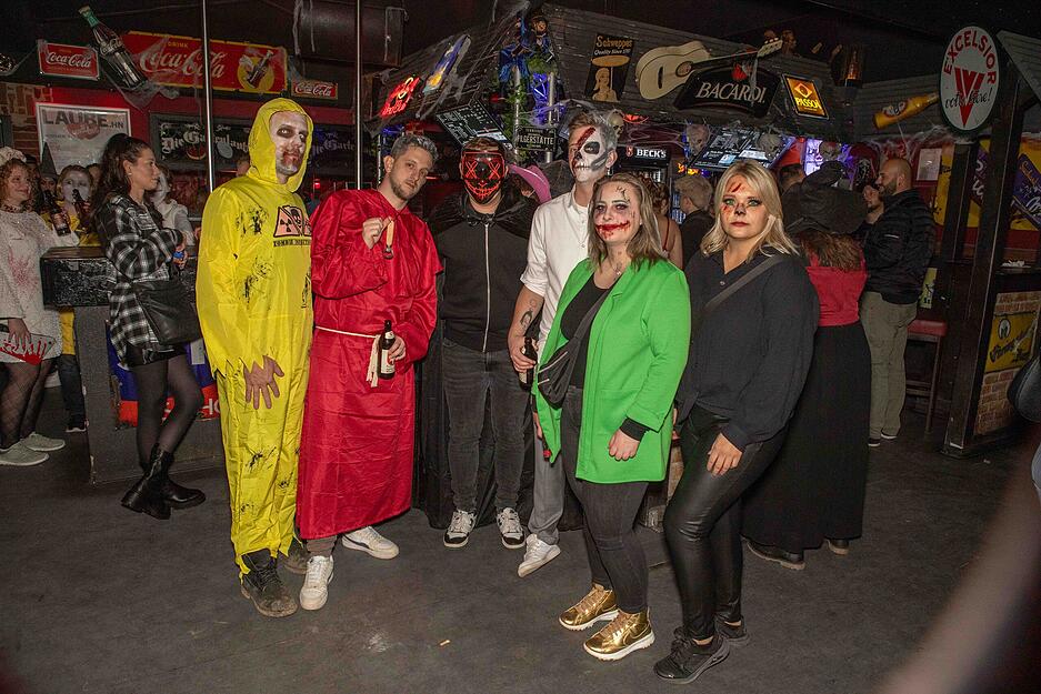 Halloween Night Party in der Gartenlaube in Heilbronn. Halloween Night Party in der Gartenlaube in Heilbronn.