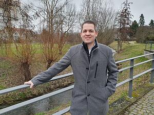 F&uuml;r die AfD r&uuml;ckte Dennis Klecker im September 2023 in den Landtag. Bei der Wahl am 8. M&auml;rz will er das Direktmandat holen.