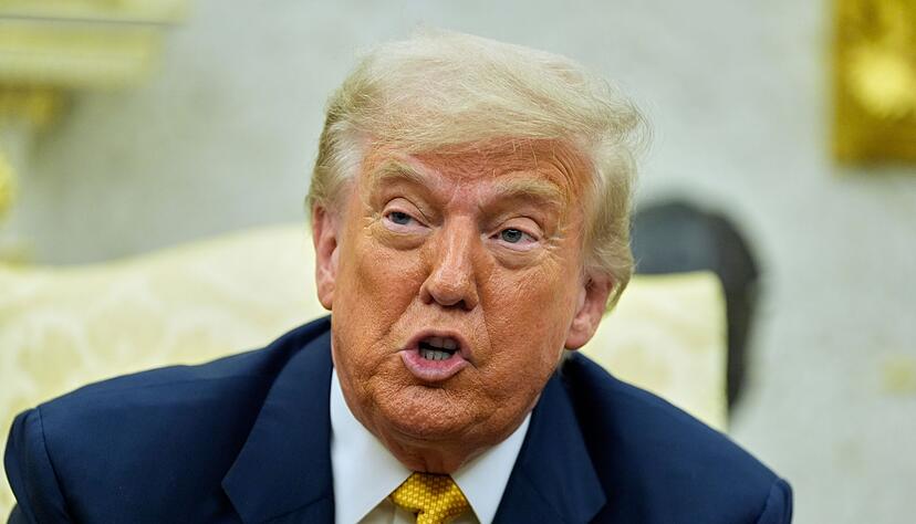 Not amused: US-Pr&auml;sident Trump.