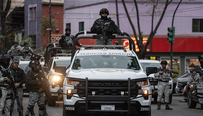Der get&ouml;tete Drogenboss wurde nach Mexiko-Stadt gebracht.