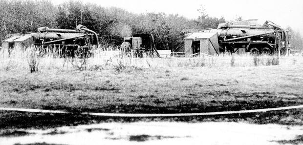 1976. Die Waldheide wird von der US-Army zum "Ausbildungsplatz" für Pershing-Raketen ausgebaut. Bis 1977 treffen die Atomraketen ein. 1976. Die Waldheide wird von der US-Army zum "Ausbildungsplatz" für Pershing-Raketen ausgebaut. Bis 1977 treffen die Atomraketen ein.