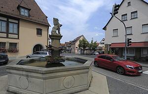 In der Ortsmitte befinden sich einige Geschäfte, in denen die Löwensteiner Waren des täglichen Bedarfs einkaufen können. In der Ortsmitte befinden sich einige Geschäfte, in denen die Löwensteiner Waren des täglichen Bedarfs einkaufen können.