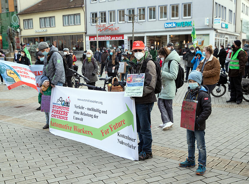 Kundgebung in Heilbronn zum Globalen Klimaaktionstag