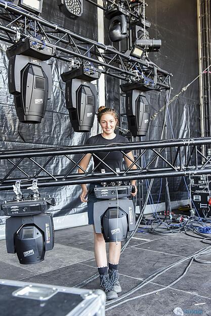 Aufbauarbeiten bei Haigern live Aufbauarbeiten bei Haigern live