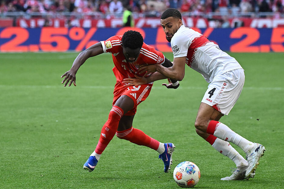 Josha Vagnoman: Defensiv oft gefordert, offensiv selten zu sehen. Vagnoman reiht sich in die Abwehrleistung der Schwaben ein, konnte den Sturmlauf des FC Bayern auch auf seiner Seite zu selten stoppen. Note: 4,5