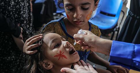 Die Impfrate ist durch den Konflikt drastisch gesunken (Archivbild) Die Impfrate ist durch den Konflikt drastisch gesunken (Archivbild)