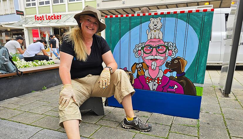 Auf den Kunstwerken von Ellen Fridenberg sind oft Tiere zu sehen. Diese bunte Szene ist seit kurzem in der Fleiner Straße in Heilbronn zu bewundern. Neben ihr sind viele weitere Künstler in der Region unterwegs. Auf den Kunstwerken von Ellen Fridenberg sind oft Tiere zu sehen. Diese bunte Szene ist seit kurzem in der Fleiner Straße in Heilbronn zu bewundern. Neben ihr sind viele weitere Künstler in der Region unterwegs.